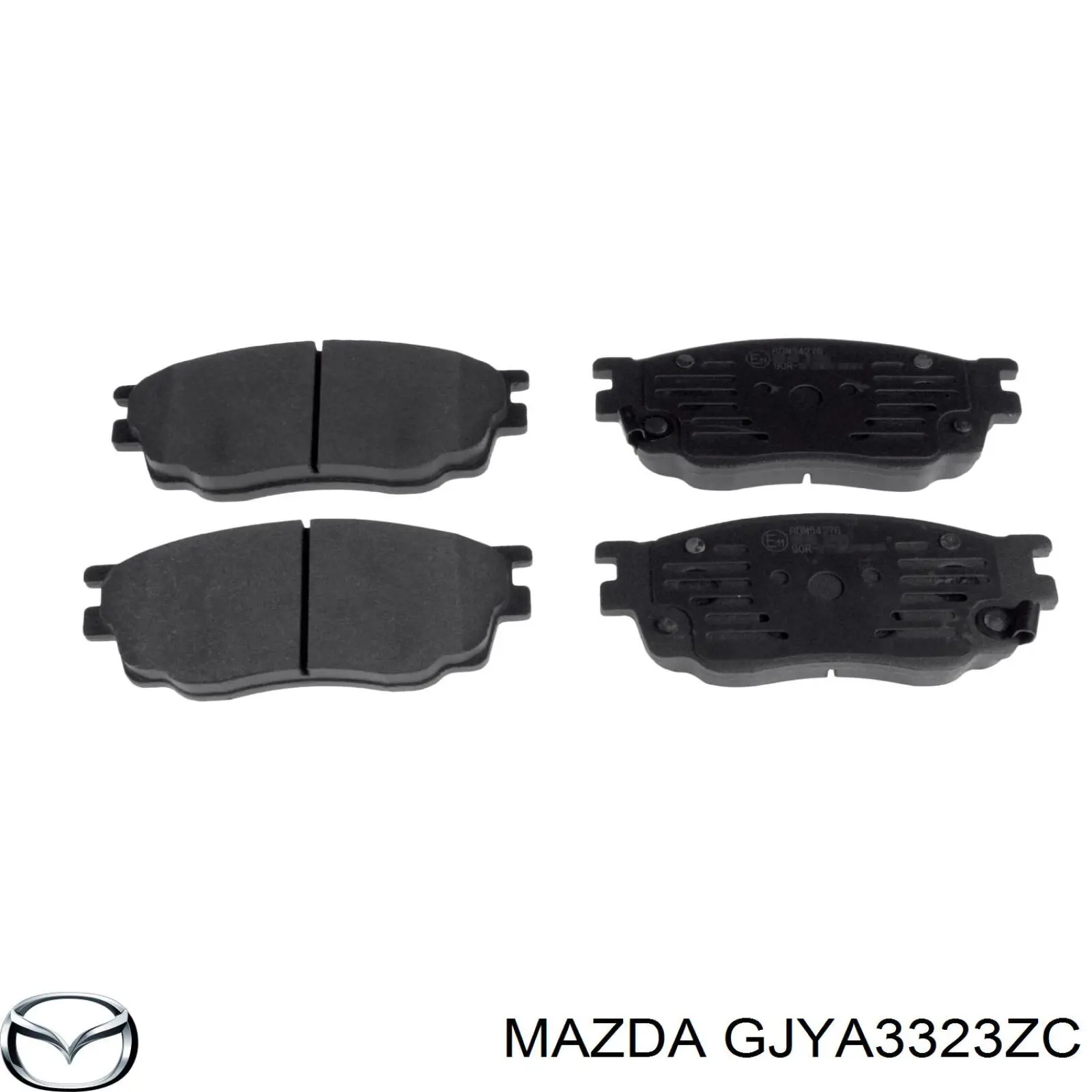 Передние тормозные колодки GJYA3323ZC Mazda