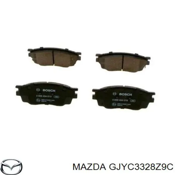 Колодки Mazda GJYC3328Z9C цена, от 37.24 USD