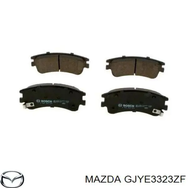 Передние тормозные колодки GJYE3323ZF Mazda