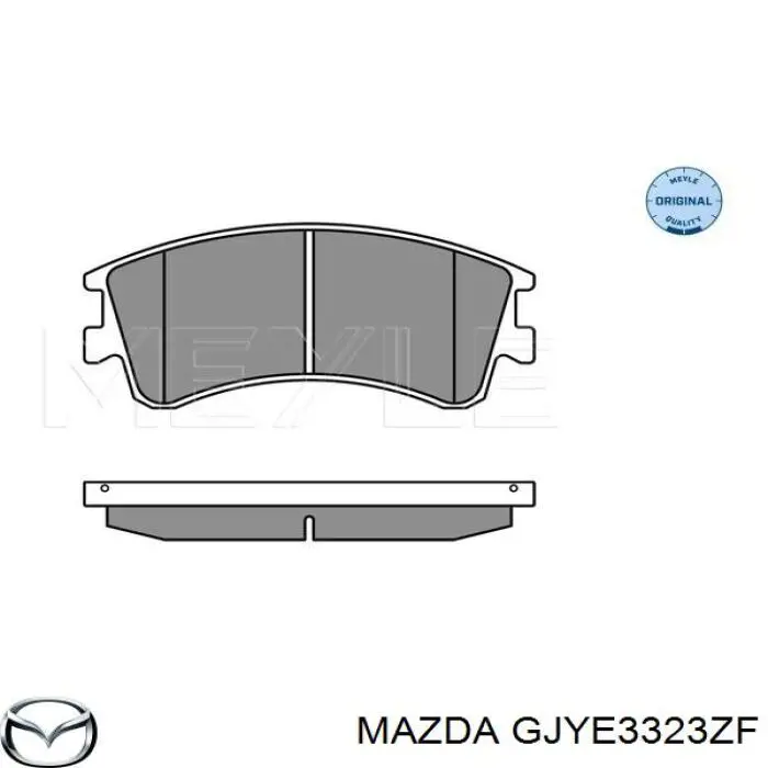 Колодки Mazda GJYE3323ZF цена, от 22.26 USD
