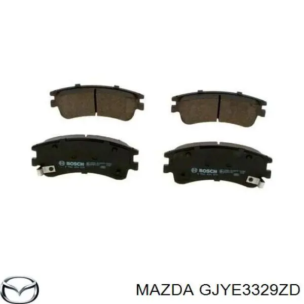 Купить GJYE3329ZD Mazda Колодки тормозные