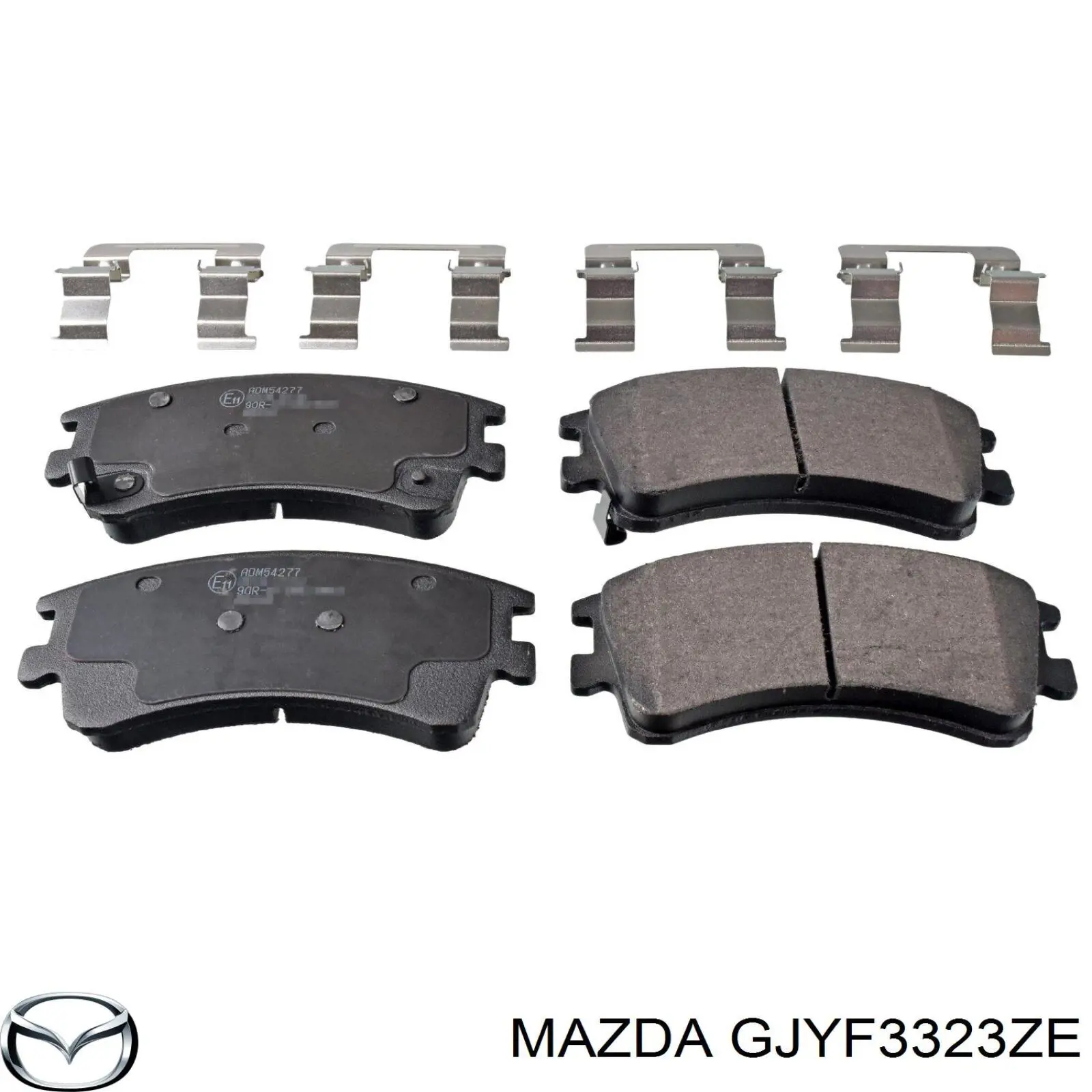 Передние тормозные колодки GJYF3323ZE Mazda