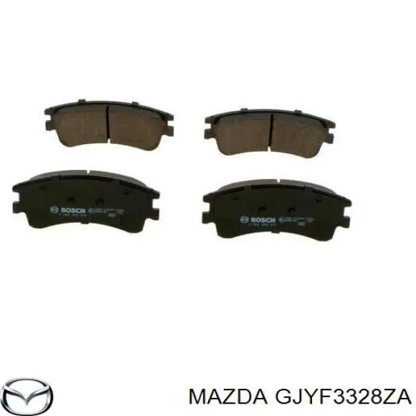 Передние тормозные колодки GJYF3328ZA Mazda