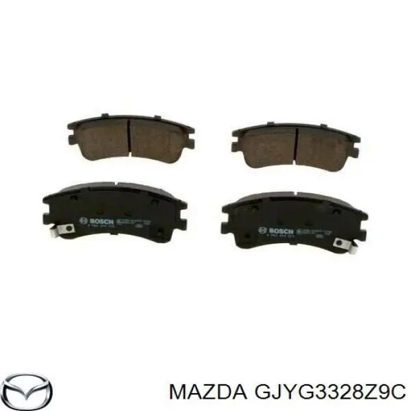 Колодки Mazda GJYG3328Z9C цена, от 22.28 USD