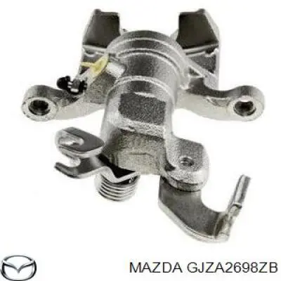 GJZA2698ZB Mazda суппорт тормозной задний правый