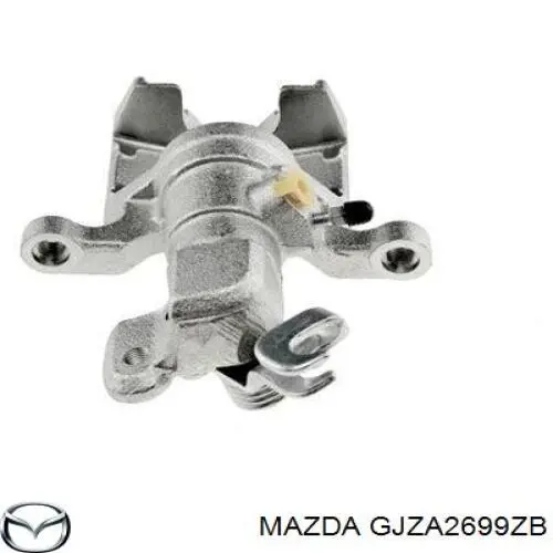 GJZA2699ZB Mazda суппорт тормозной задний левый