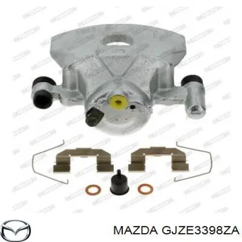 GJZE3398ZA Mazda суппорт тормозной задний левый