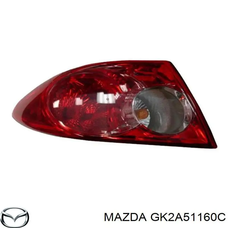 Фонарь задний левый внешний GK2A51160C Mazda