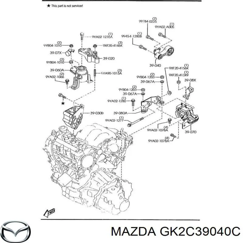 Купить S2245036 Polcar Гидроопора двигателя задняя