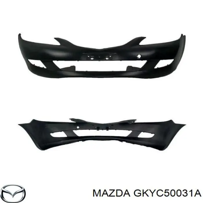 GKYC50031A Mazda передний бампер
