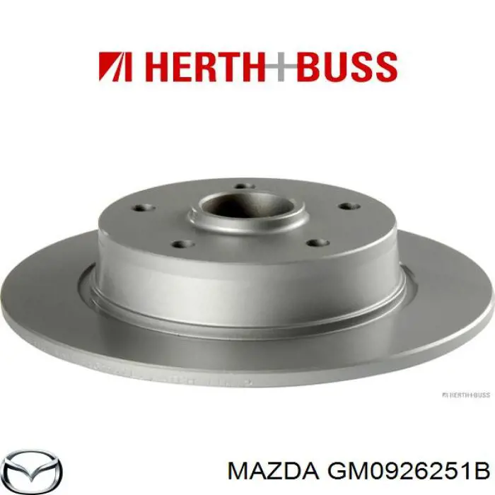 Тормозные диски GM0926251B Mazda