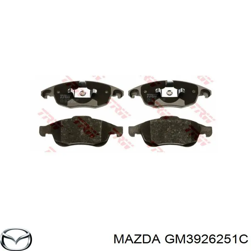 Тормозные диски GM3926251C Mazda