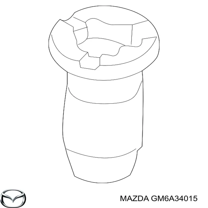 Пыльник стойки передней MAZDA GM6A34015