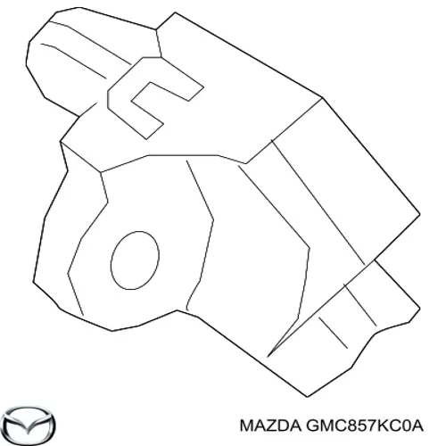GMC857KC0A Mazda Датчик AIRBAG передний