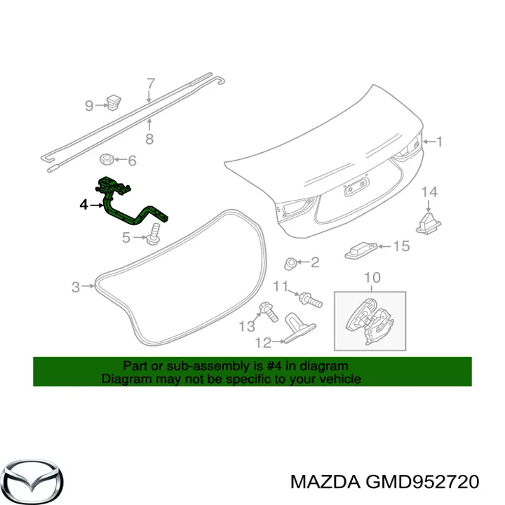 GMD952720 Mazda 