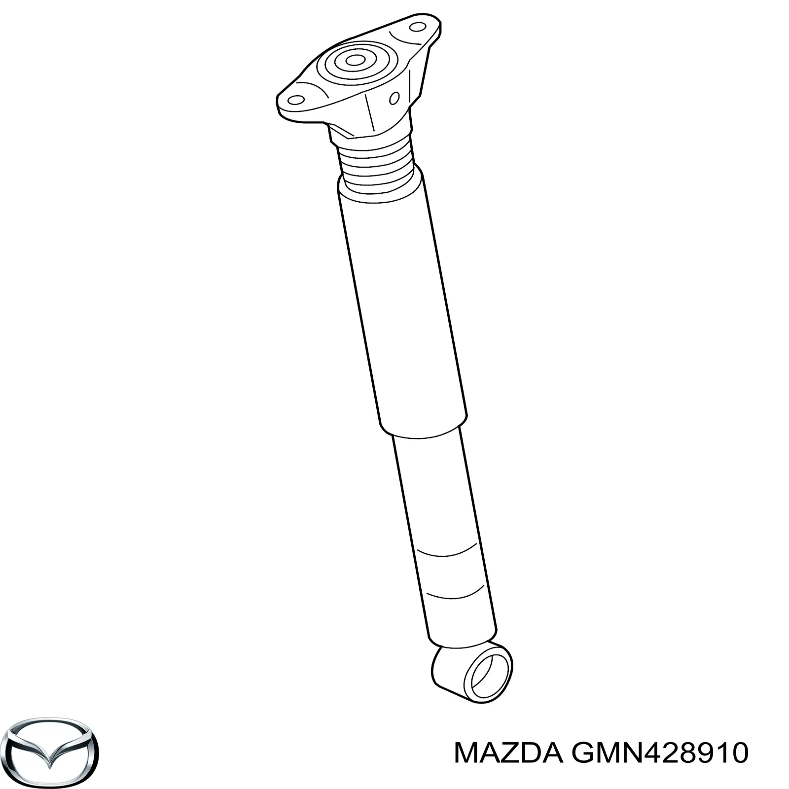 GMN428910 Mazda амортизатор задний