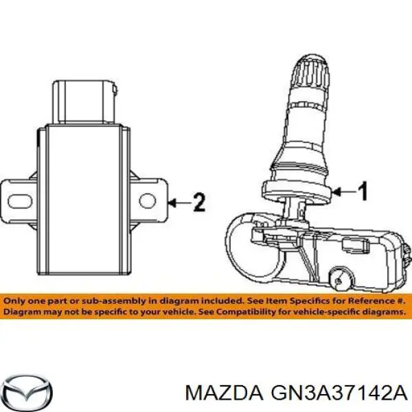  GN3A37142A Mazda