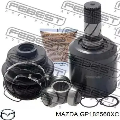 Левая полуось GP182560XC Mazda