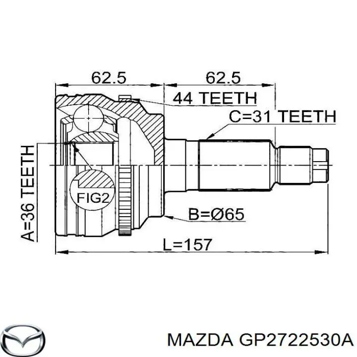 Купить MZ0022 DAC Пыльник гранаты наружный, передний