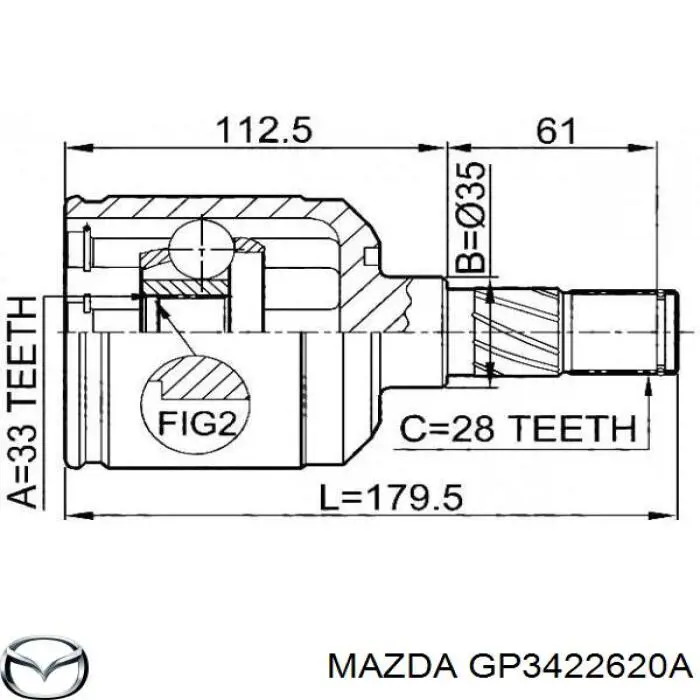 GP3422620A Mazda 