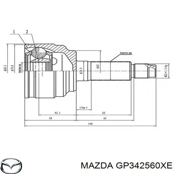 GP342560XE Mazda