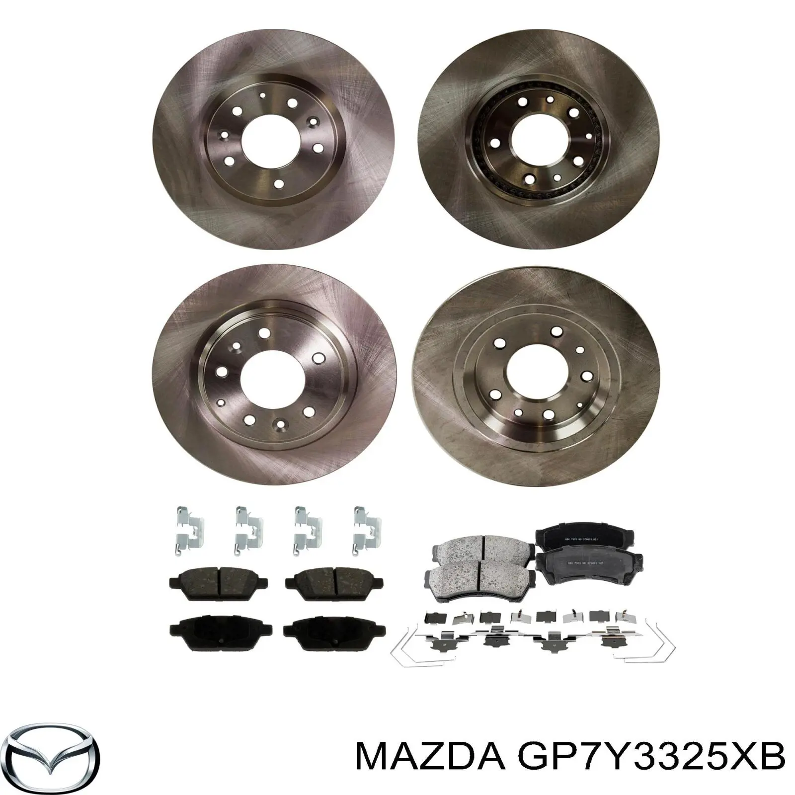 GP7Y3325XB Mazda тормозные диски