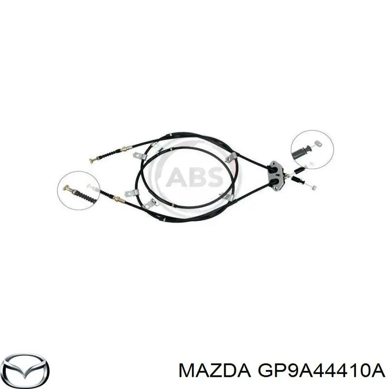 Трос ручного тормоза задний правый/левый на Mazda 6 MPS 
