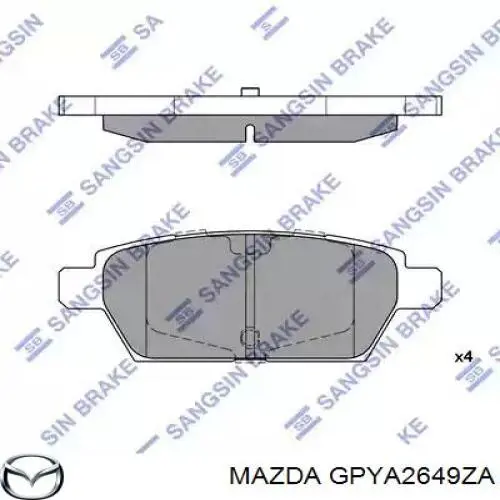 GPYA2649ZA Mazda 