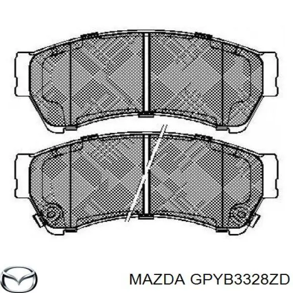 Тормозные колодки Mazda GPYB3328ZD