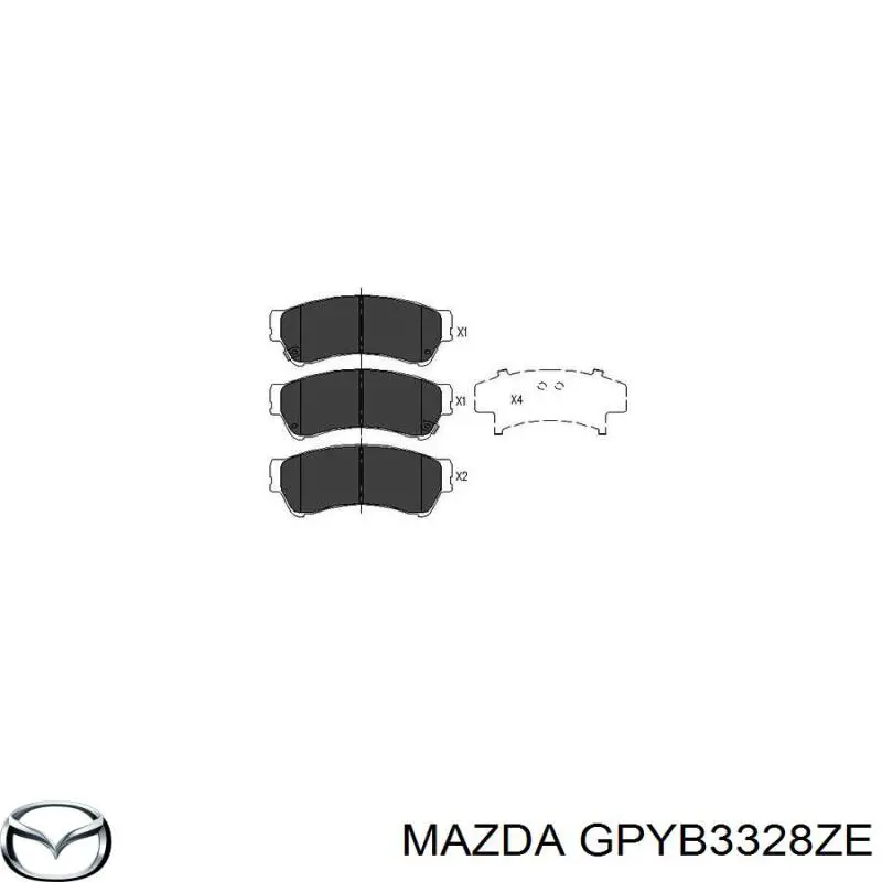 Колодки Mazda GPYB3328ZE цена, от 26.31 USD