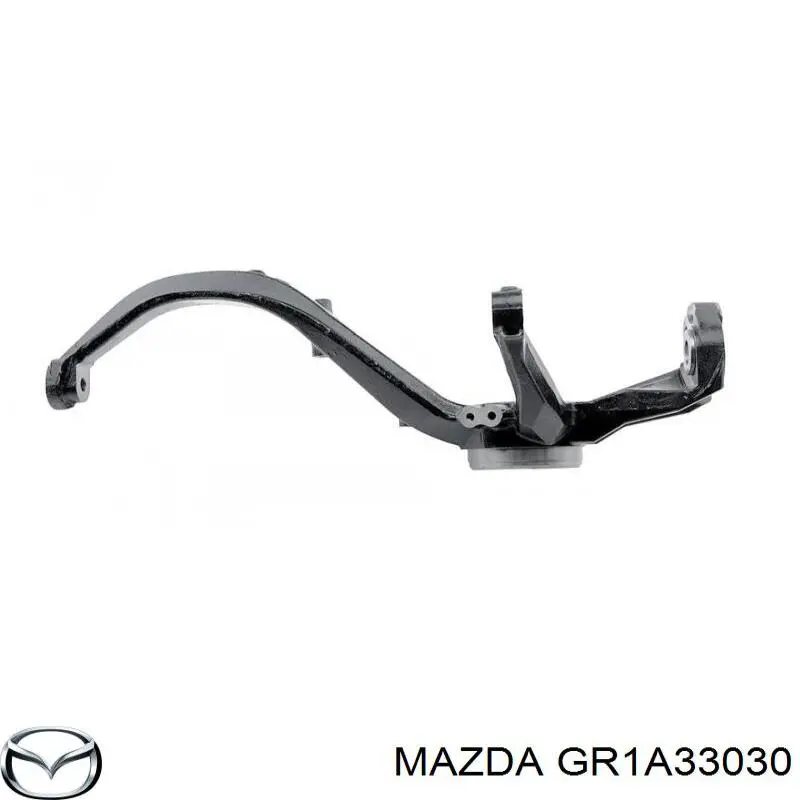 Цапфа (поворотный кулак) передний левый Mazda GR1A33030 цена, от 38.01 USD