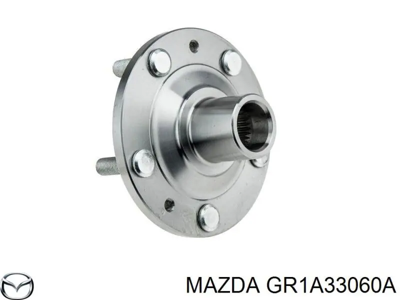 Купить GR1A33060A Mazda Ступица переднего колеса