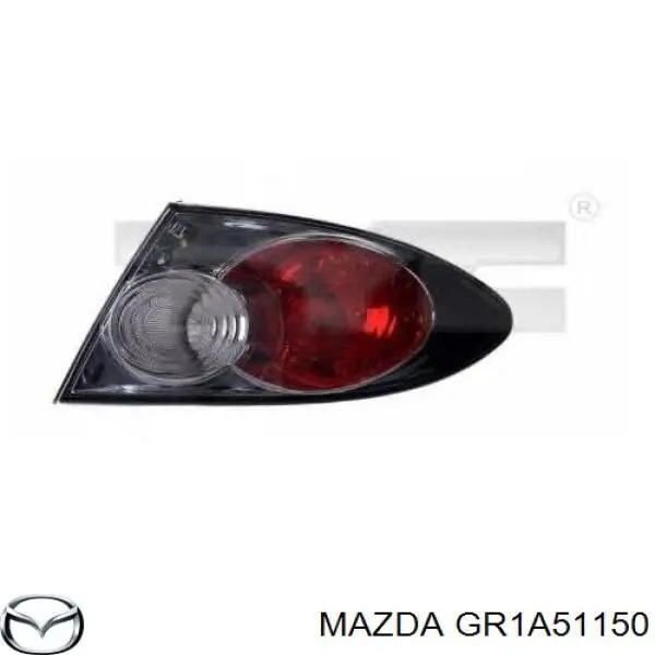 GR1A51170A Mazda фонарь задний правый внешний