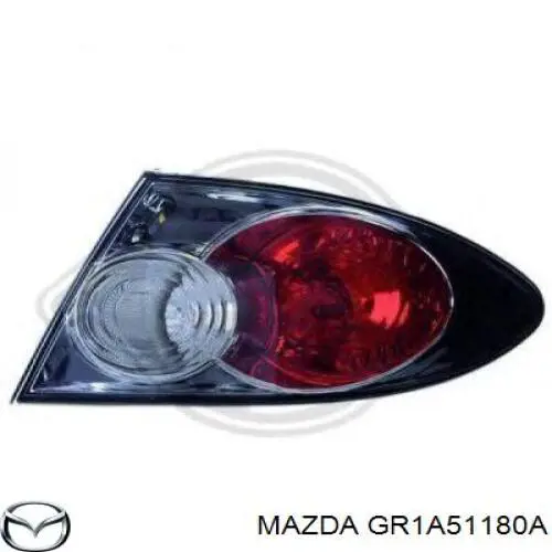 GR1A51180A Mazda фонарь задний левый внешний