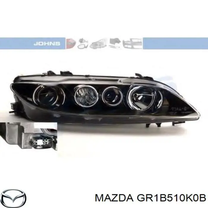 Фара правая на Mazda 6 MPS 