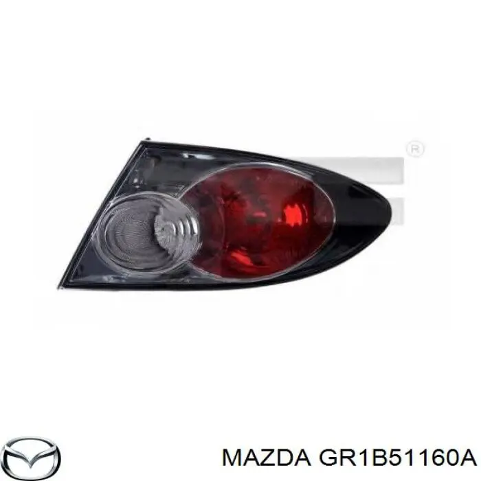 GR1B51160 Mazda фонарь задний левый внешний