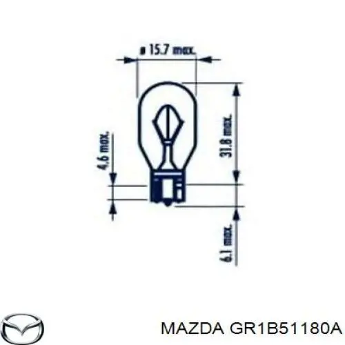 GR1B51180A Mazda фонарь задний левый внешний