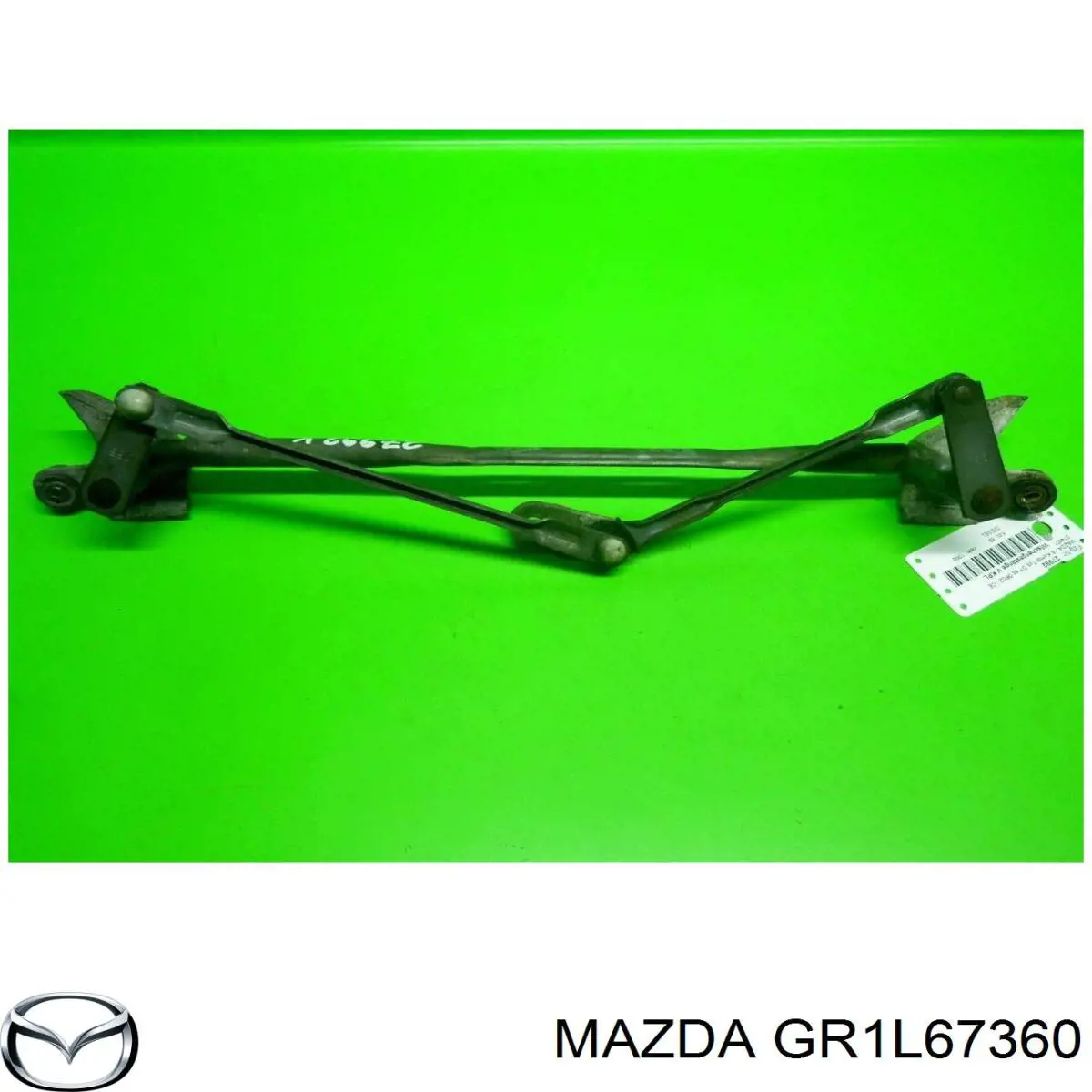 GR1L67360 Mazda trapézio de limpador pára-brisas