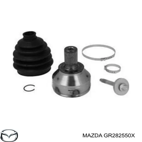 GR282550X Mazda Полуось передняя, правая