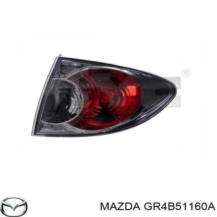 GR4B51160A Mazda фонарь задний левый внешний