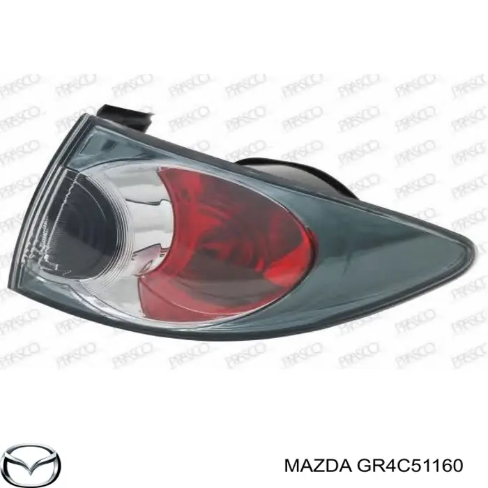 GR4C51160 Mazda фонарь задний левый внешний