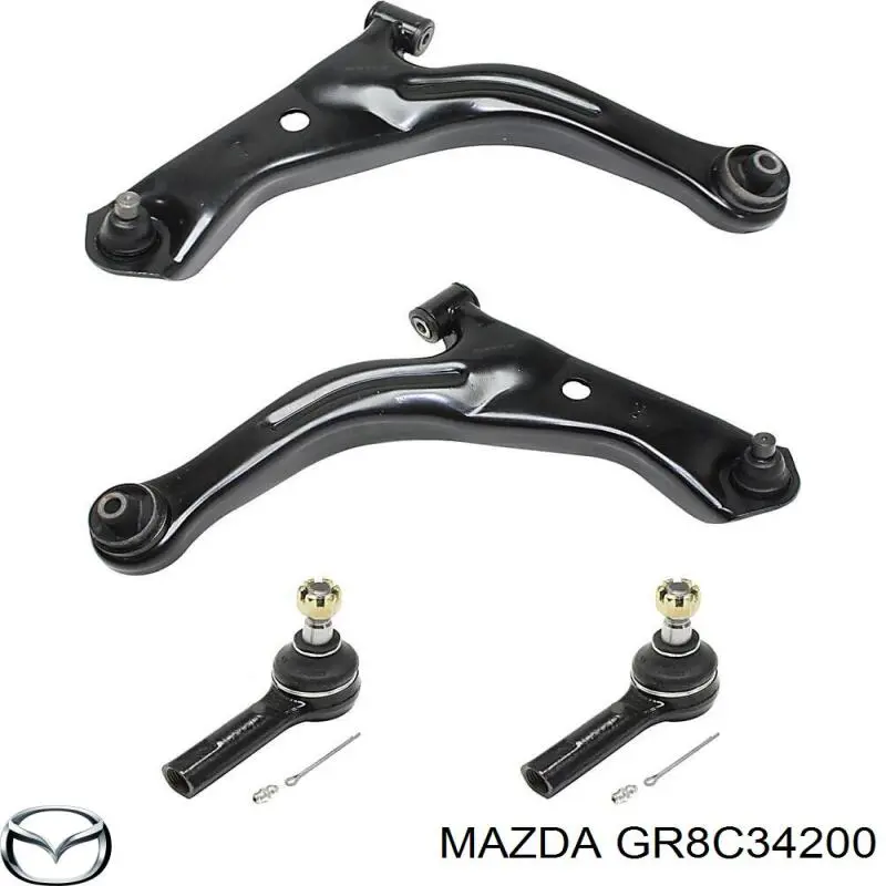 Рычаг передней подвески верхний правый Mazda GR8C34200 цена, от 40.08 USD