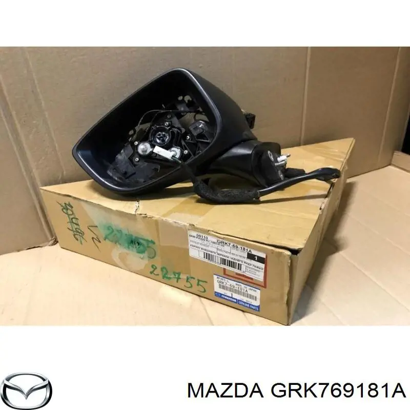 Зеркало заднего вида, левое Mazda GRK769181A цена, от 84.65 USD