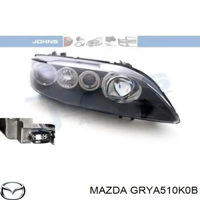 GRYA510K0B Mazda luz direita