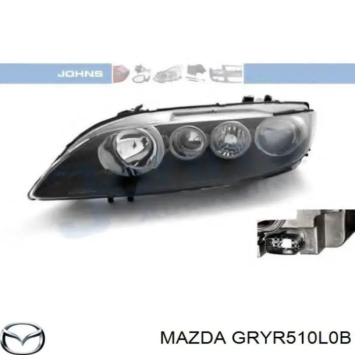 GRYR510L0B Mazda фара левая