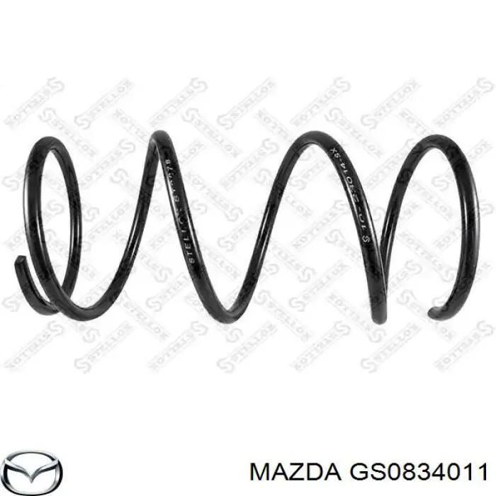 Пружина амортизатора передняя Mazda GS0834011 цена, от 27.14 USD