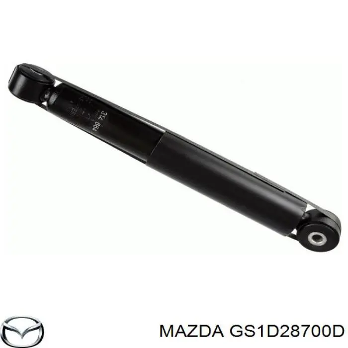 GS1D28700D Mazda амортизатор задний