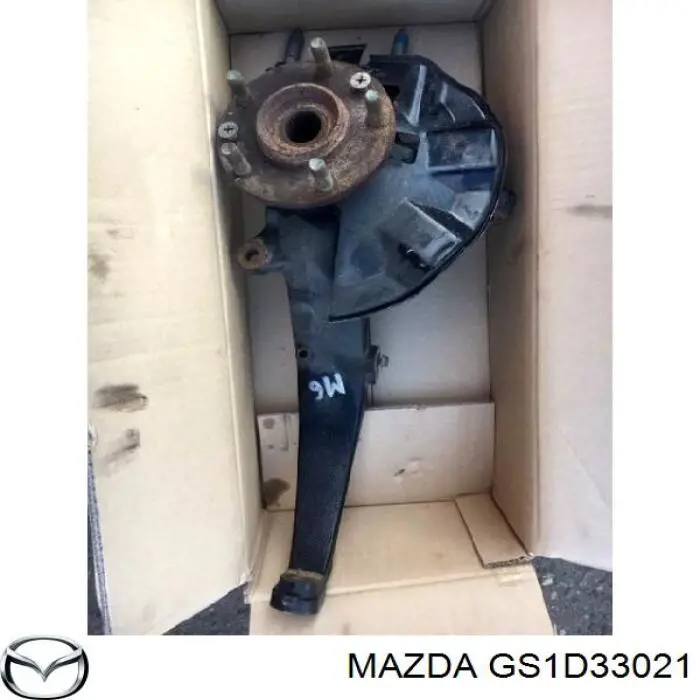 GS1D33021 Mazda цапфа (поворотный кулак передний правый)