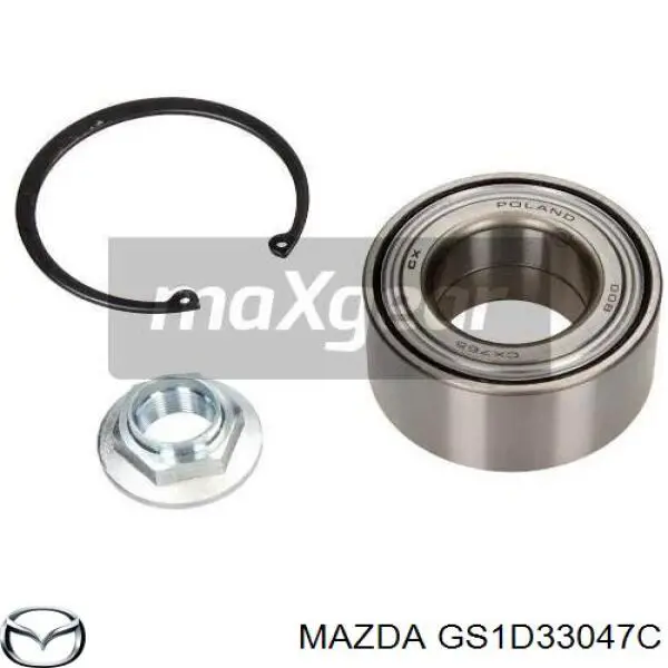 Комплект подшипника ступицы колеса Mazda GS1D33047C цена, от 33.01 USD