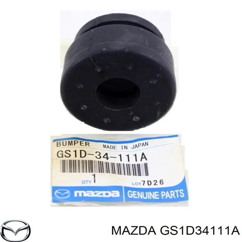 GS1D34111A Mazda буфер (отбойник амортизатора переднего)